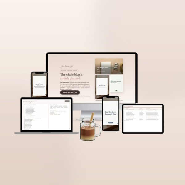Personal Finance Blog Box