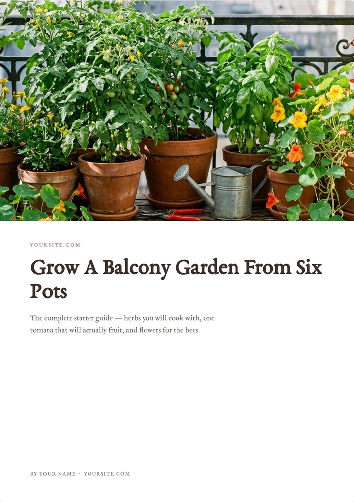 A mini-guide cover made with the tool
