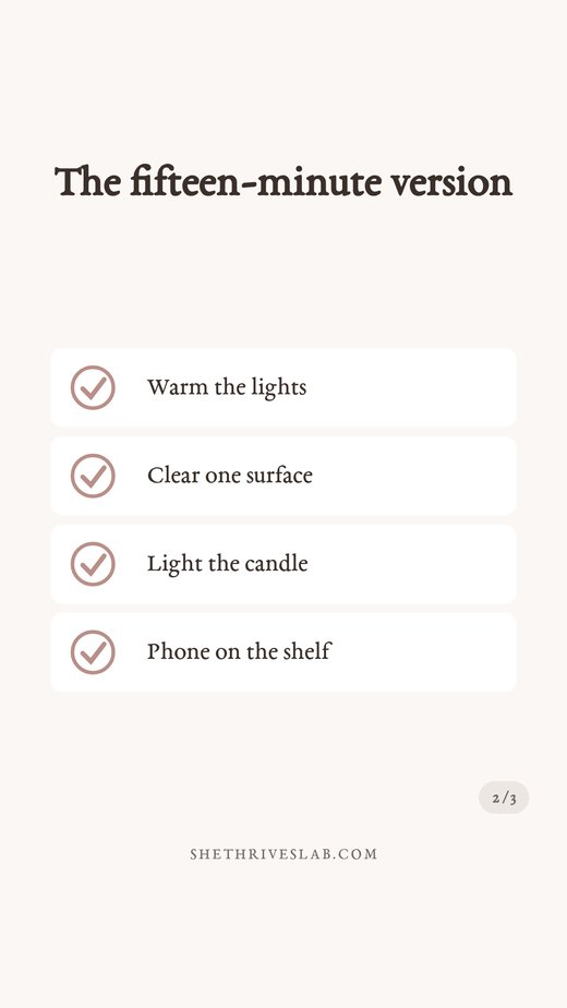 Checklist story design