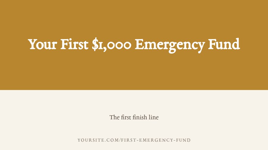 Featured image from the saving money CSV